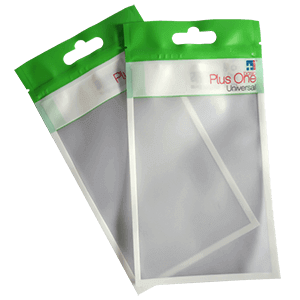 OPP pouches with header and hanging hole