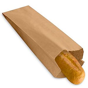 Kraft paper bread bag
