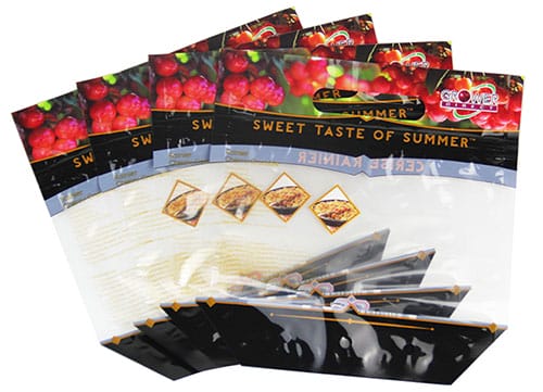 Custom printing slider fruit pouch