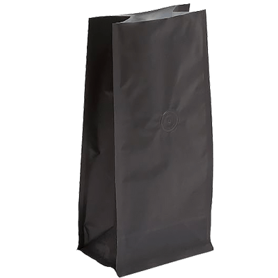 Roasted coffee bean block bottom pouch packaging bags