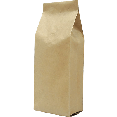 Roasted coffee bean side gusset bags