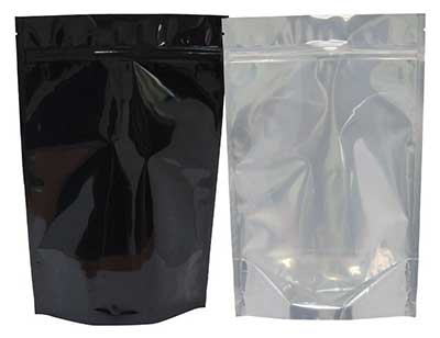 Alu foil stand up coffee pouch