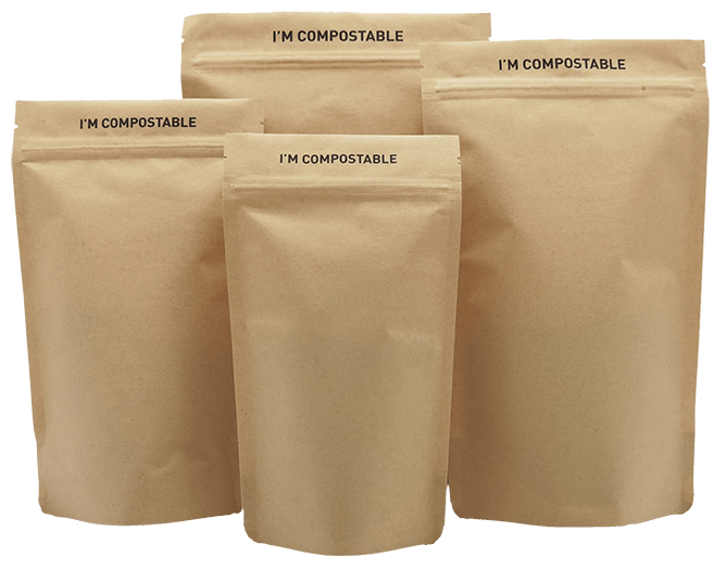 Compostable stand up pouches supplier