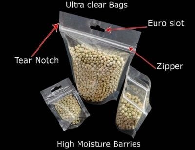Resealable Stand Up Pouch with Ziplock