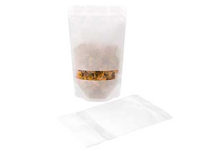 Stand Up Pouch with Rice Paper