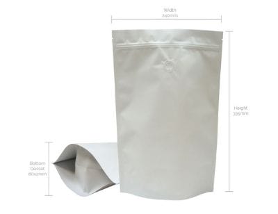 Ziplock Stand Up Pouch with White Background