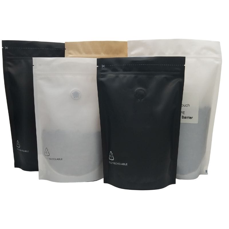 Stock coffee bags