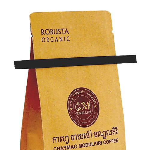 Cravatta in latta di borsa da caffè personalizzata