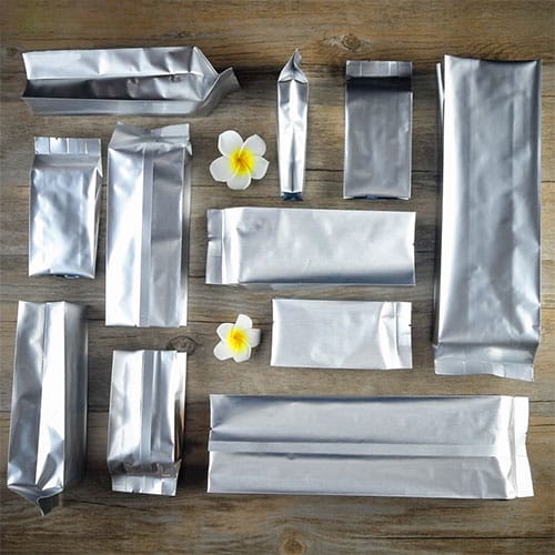 Side Gussets Aluminum Foil Mylar Bag