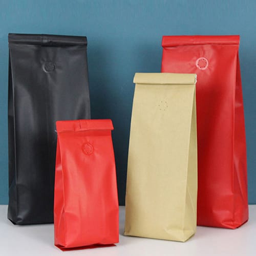 OM-026 Stock side gusset coffee bags