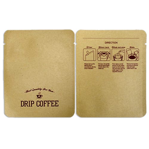 OM-081 Stock Drip coffee flat sachet pouch