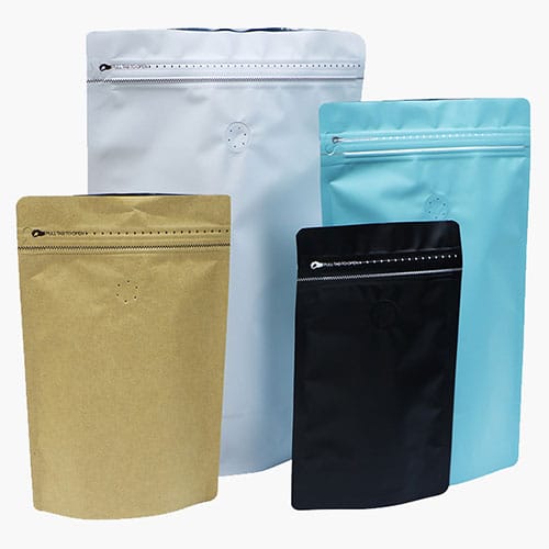 Stock stand up coffee bags