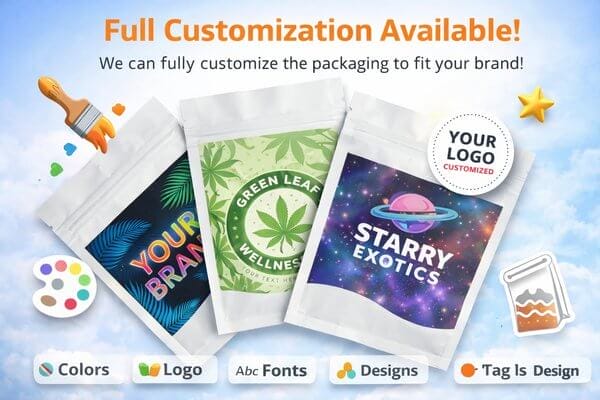 Fully customized with size and printing Fully customized with size and printing