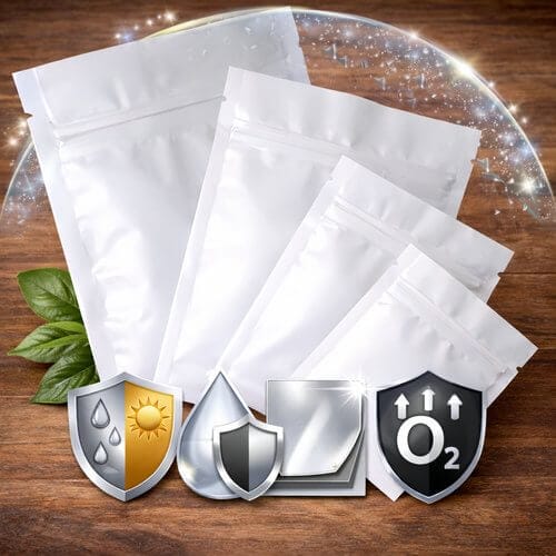 High barriers for recyclable pouches High barriers for recyclable pouches