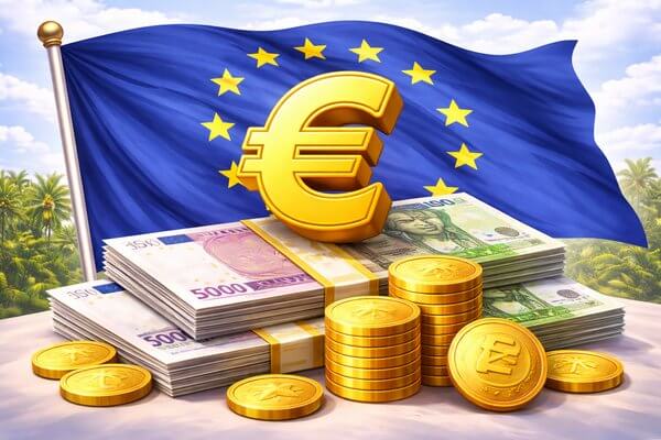 Stand up pouch with spouts